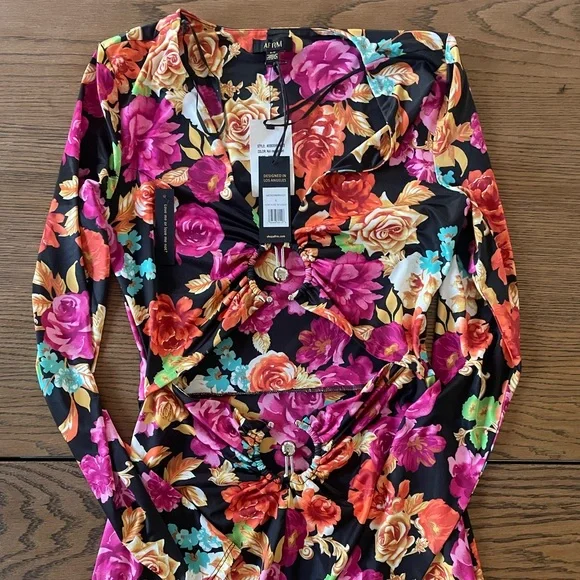 NWT AFRM Loraine Maxi Dress - Picture 6 of 12